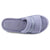 Women's Microterry Jenna Slide Slippers in Periwinkle Inside Top View