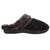 Women's Knit Tessa Hoodback Slippers in Black Profile