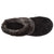 Women's Knit Tessa Hoodback Slippers in Black Inside Top View