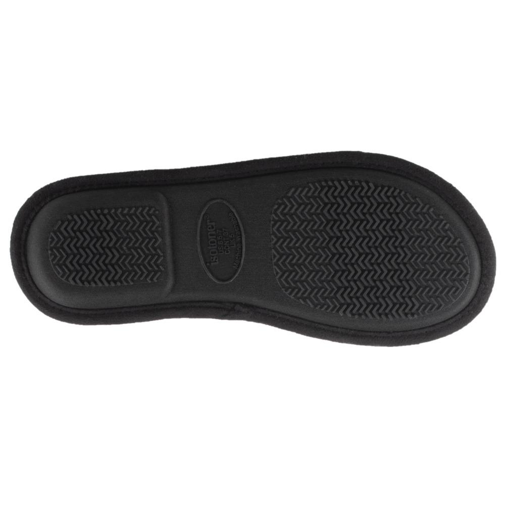 Women's Tessa Knit Tall Bootie Slippers Black Bottom Sole Tread