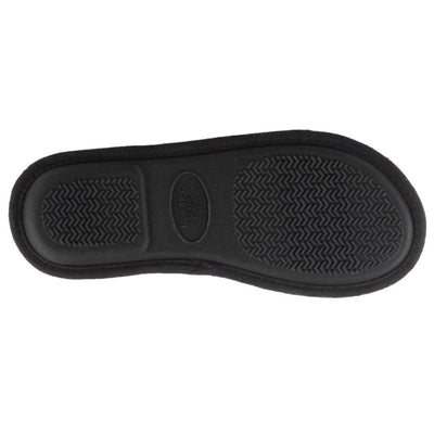 Women's Tessa Knit Tall Bootie Slippers Black Bottom Sole Tread