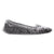 Women's Stephanie Crushed Velour Closed Back Slippers in Light Grey Profile