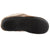 Women's Microsuede Basil Hoodback Slippers in Cognac Bottom Sole Tread