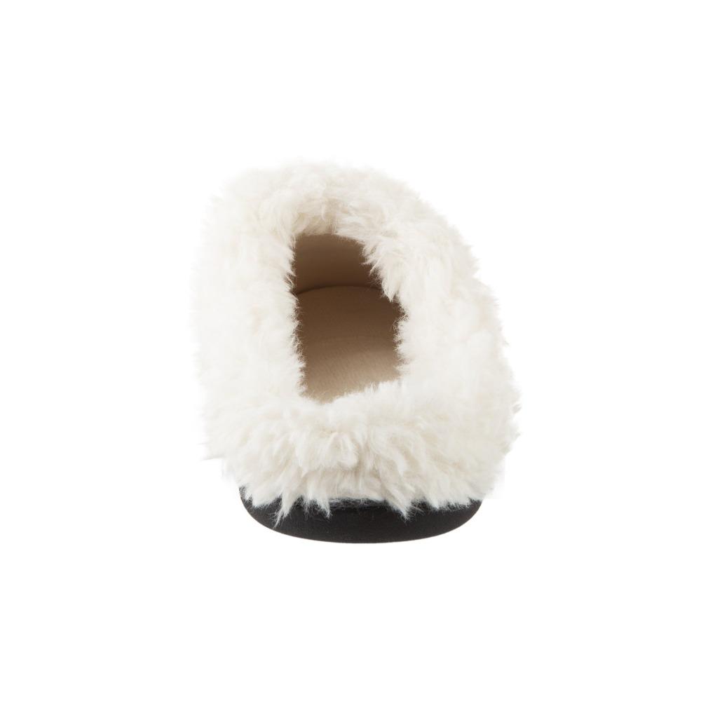 Women's Sweater Knit Novelty Clog Slippers Black Amour/Love Back Sole