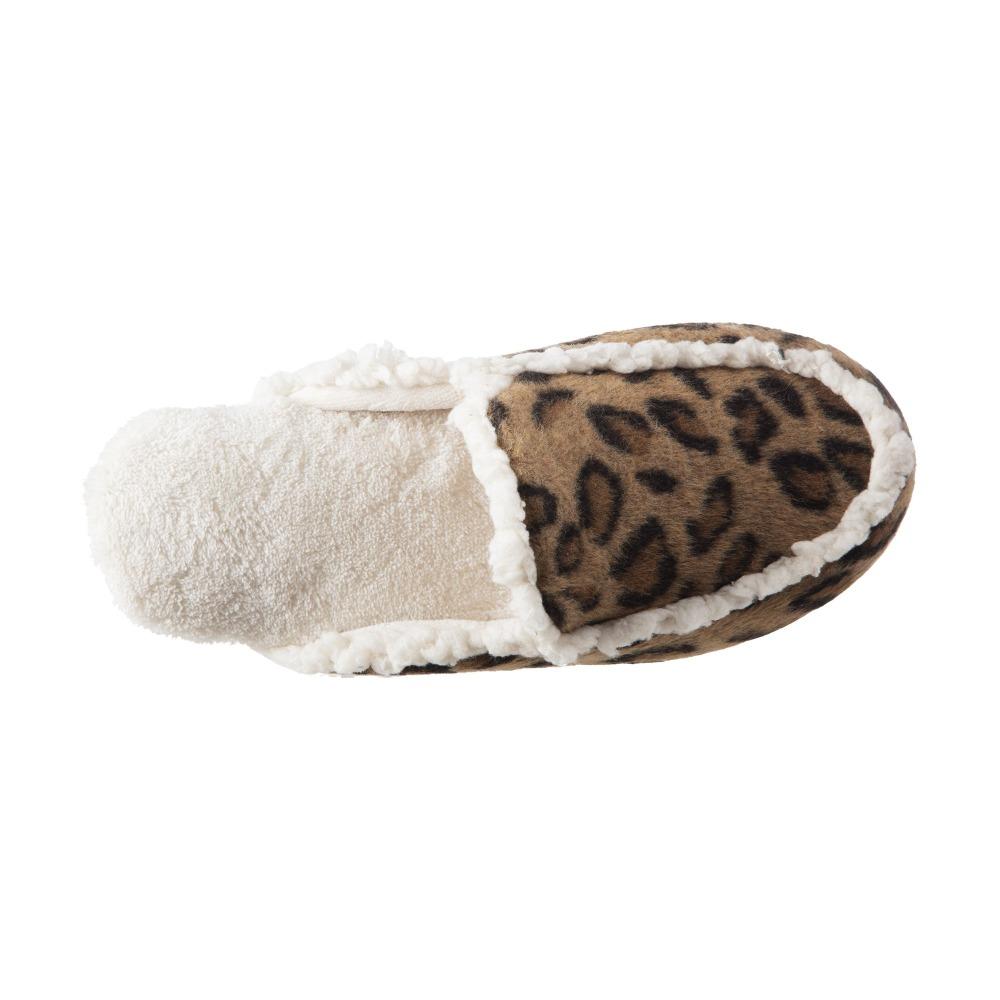 Women's Alex Microsuede Scuff Slippers in Buckskin (Cheetah Print) Inside Top View