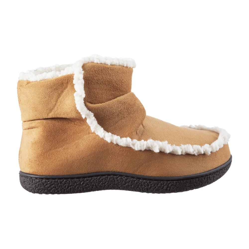 Women's Microsuede Alex Boot Slippers in Buckskin Profile