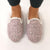 Women's Jessie Hoodback Slippers in Stormy Grey On Model