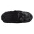 Women's Iridescent Velour Krista Hoodback Slippers Black Inside Top View