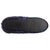 Women's Iridescent Velour Krista Hoodback Slippers in Navy Blue Bottome Sole Tread