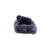 Women's Iridescent Velour Krista Hoodback Slippers in Navy Blue Back Heel