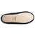 Women's Iridescent Velour Krista Ballerina Slippers in Black Bottom Tread View