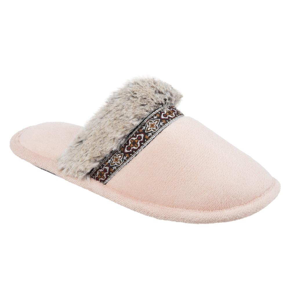 Women's Zulu Clog Slippers in Evening Sands (Pink) Right Angled View