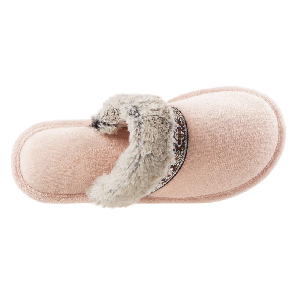 Women's Zulu Clog Slippers in Evening Sands (Pink) Inside Top View