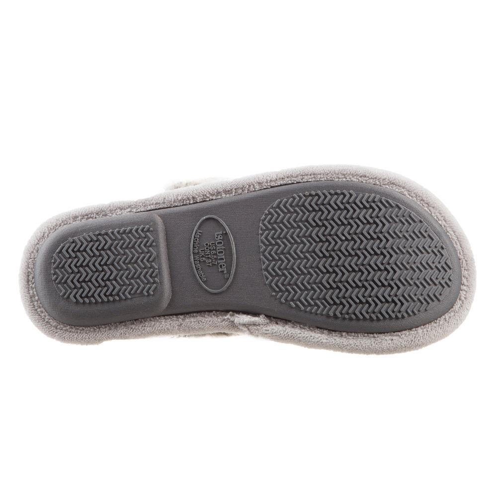 Women's Zulu Clog Slippers in Stormy Grey Bottom Sole Tread