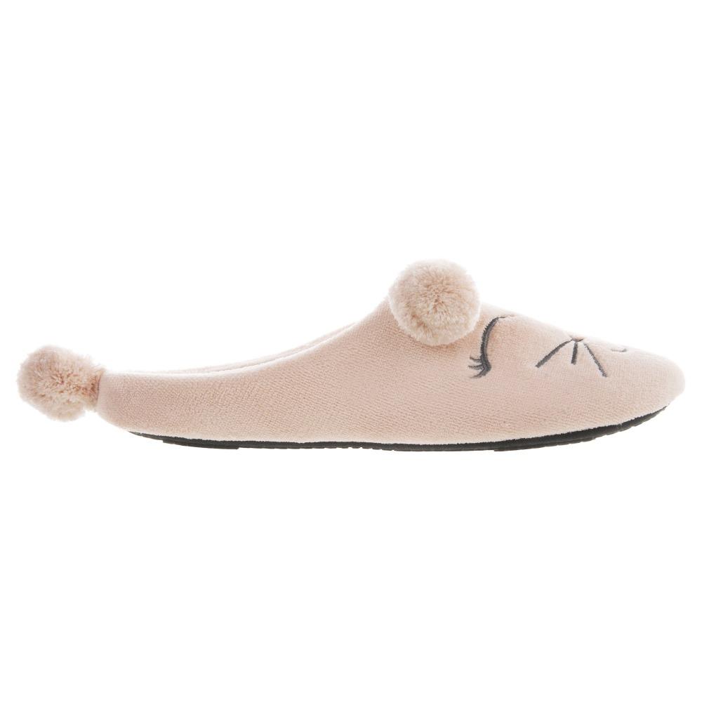 Women's Microterry Critter Hoodback Slippers Evening Sand Profile