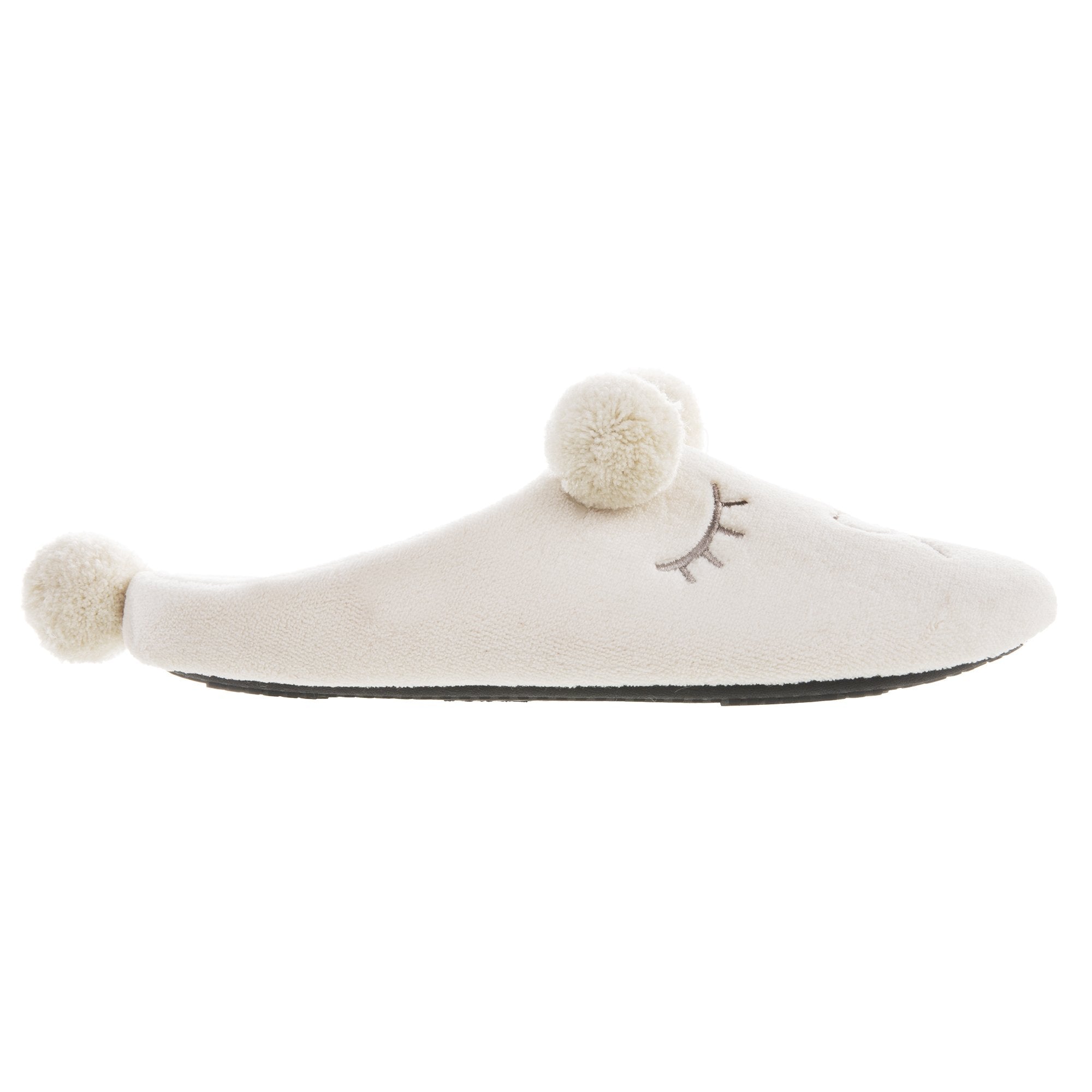 Women's Microterry Critter Hoodback Slippers Evening Sand 6