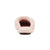 Women's Faux Fur Laurel Clog Slippers in Pale Pink Back Heel