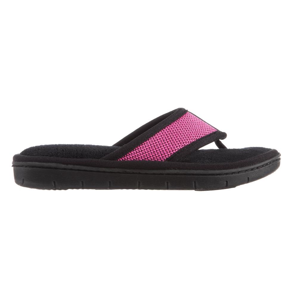 Women's Scout Mesh Thong Slippers in Strawberry Bright Pink Profile