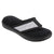 Women's Scout Mesh Thong Slippers in White Right Angled View