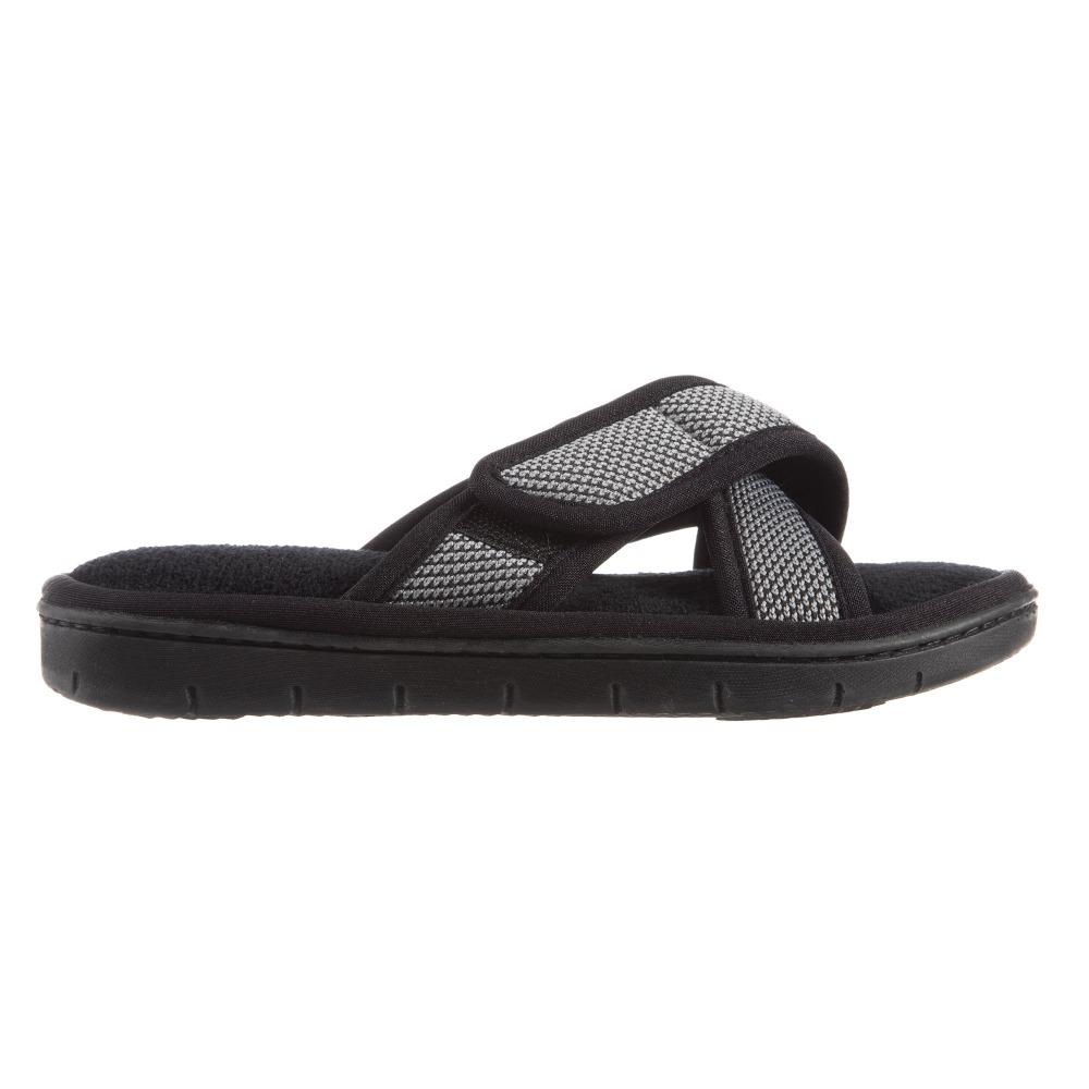 Women's Scout Mesh Cross Slide Slippers in Ash Profile