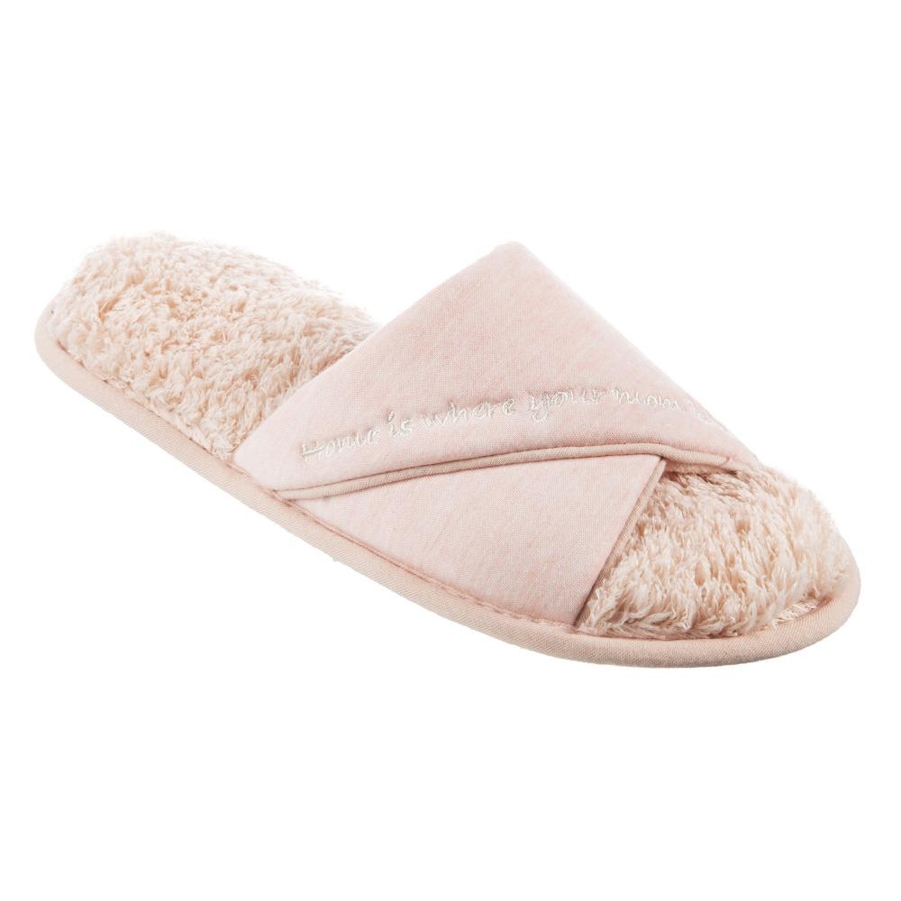 Women's Mother's Day Slide Slippers Evening Sand (Pink) Quarter View