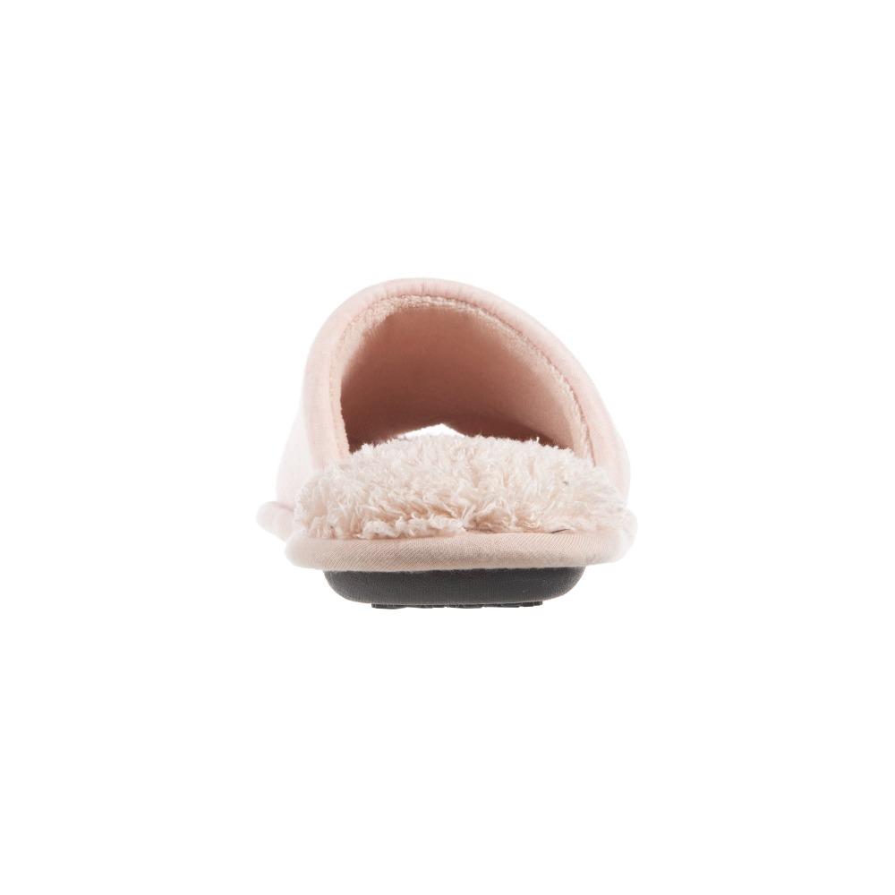 Women's Mother's Day Slide Slippers Evening Sand (Pink) Heel View