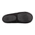 Women's Memory Foam Velour Sabrine Ballerina Slippers in Black Bottom Sole Tread