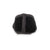 Women's Memory Foam Velour Sabrine Ballerina Slippers in Black Back Heel