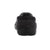 Men's Diamond Corduroy Moccasin Slippers in Black Heel View