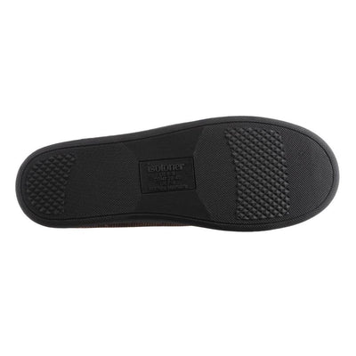 Men's Mini Box Cord Luke Moccasin with Lacing in Dark Chocolate Bottom Sole Tread