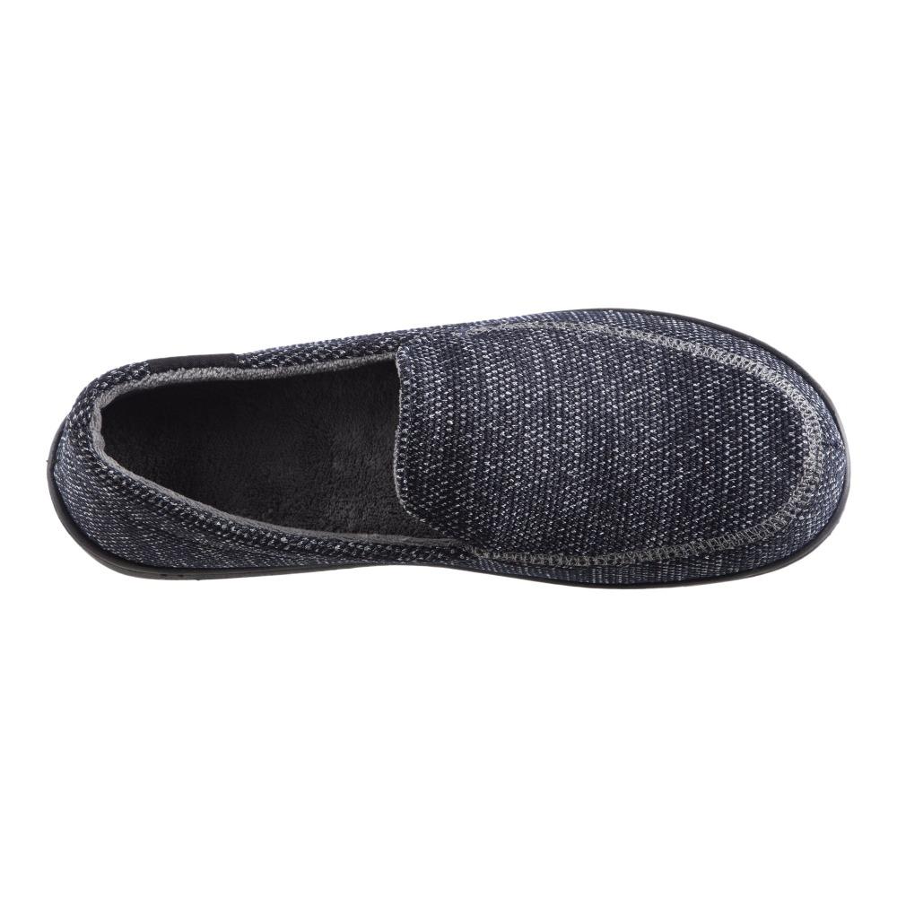 Men's Javier Mesh Closed Back Slippers in Navy Blue Inside Top View