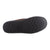 Men's Grady Faux Wool Moccasin Slippers with Collapsible Heel in Dark Chocolate Bottom Sole Tread