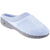 Signature Women's Matte Satin Hoodback Slippers in Blue Moon Right Side View
