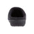 Signature Women's Matte Satin Hoodback Slippers in Black Back Heel