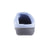 Signature Women's Matte Satin Hoodback Slippers in Blue Moon Back Heel