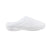 Signature Women's Matte Satin Hoodback Slippers in White Profile
