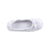 Women's Signature Embroidered Floral Terry Ballerina Slippers in White Inside Top View