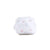 Women's Signature Embroidered Floral Terry Ballerina Slippers in White Back Heel