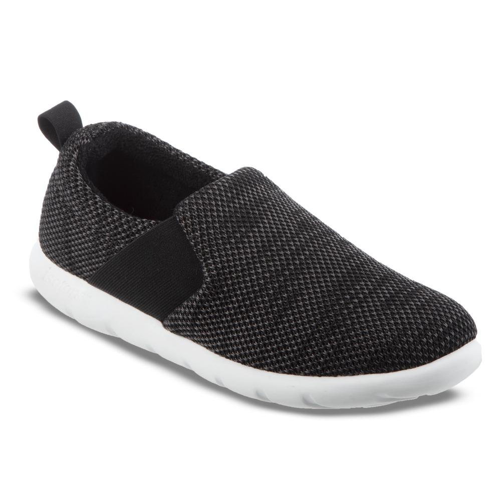 Zenz Women's Balance Slip-On in Black Marbled Right Angled View