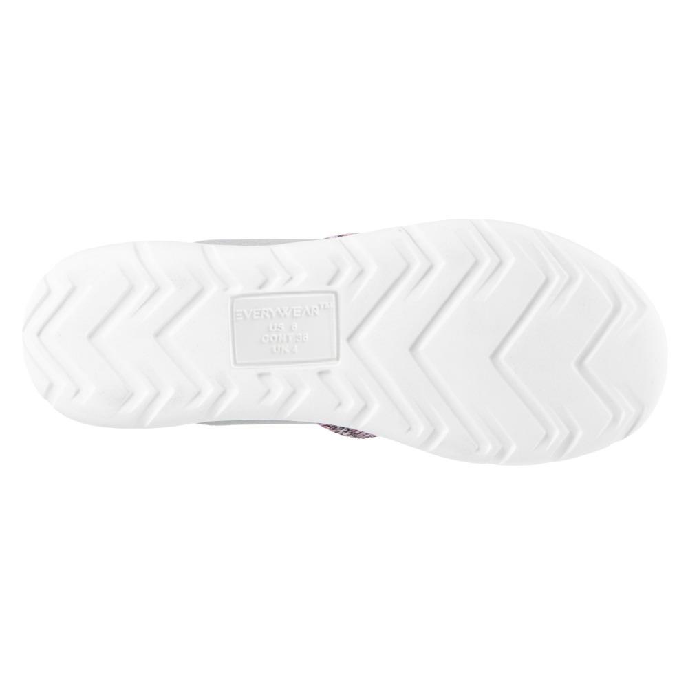 Zenz Women's Balance Slip-On in Paisley Purple Bottom Sole Tread