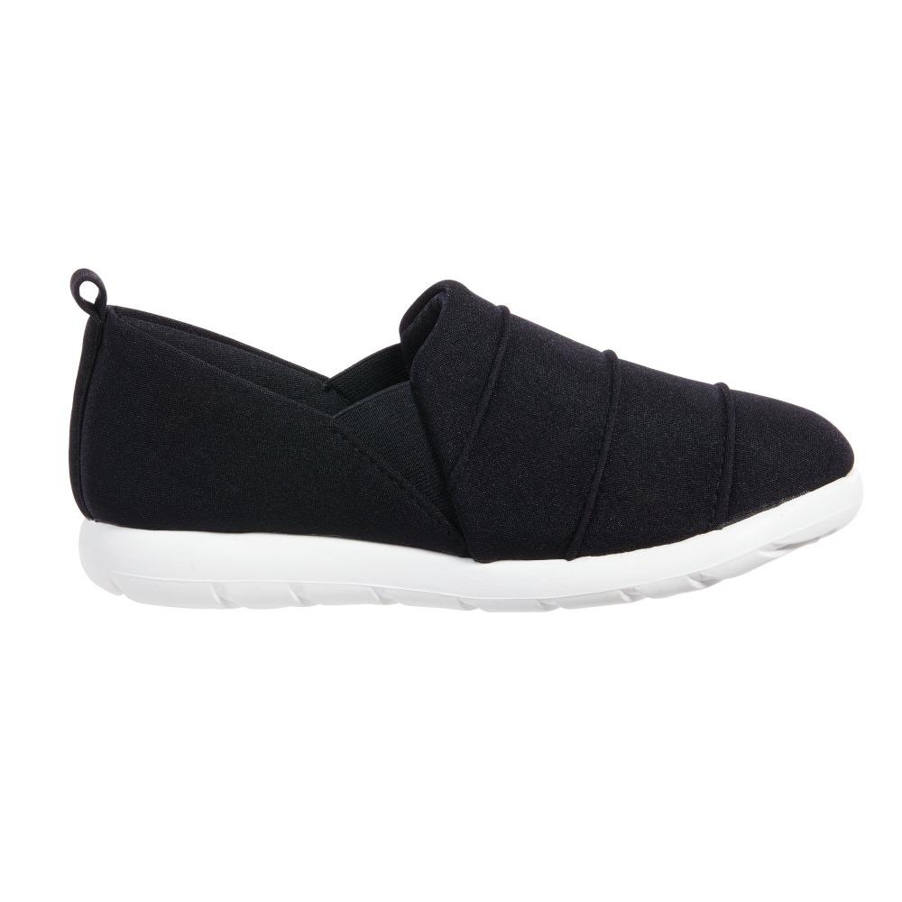 Zenz Women's Serenity Slip-On in Black Profile
