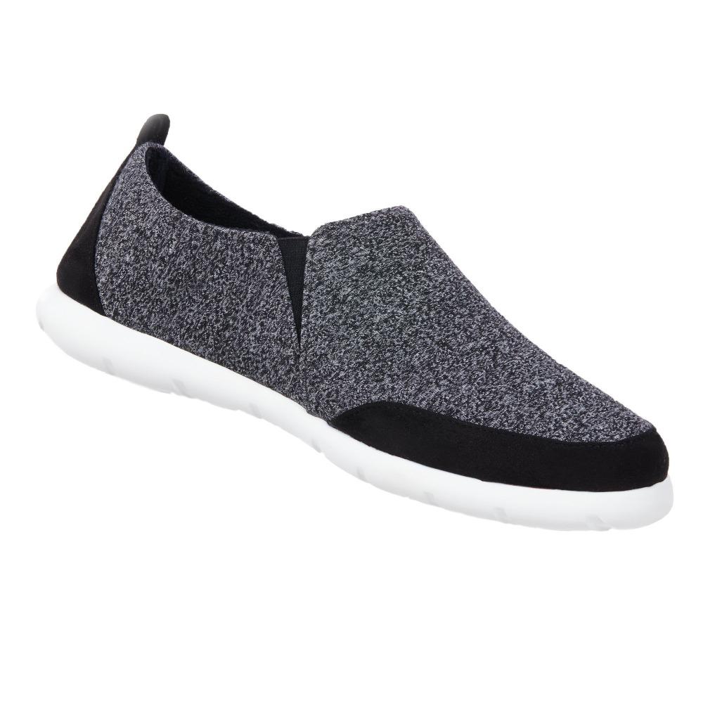 Men's Zenz  Activate Slipper Slip on Shoe in Black three quarter view