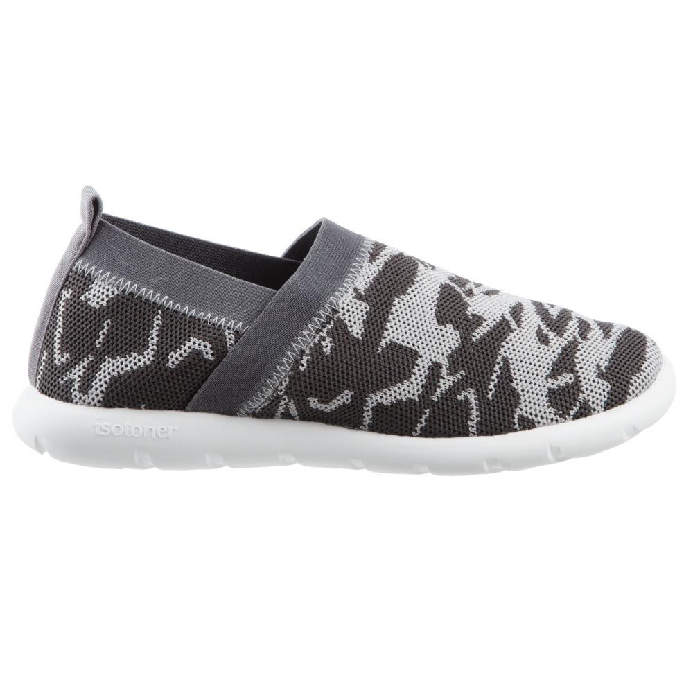 Zenz Women's Harmony Slip-On in Ash Geo Print Profile