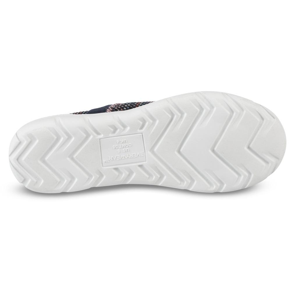 Zenz Women's Harmony Slip-On in Dark Blue Bottom Sole Tread