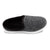 Zenz Women's Energize Slip-On in Black Heather Inside Top View