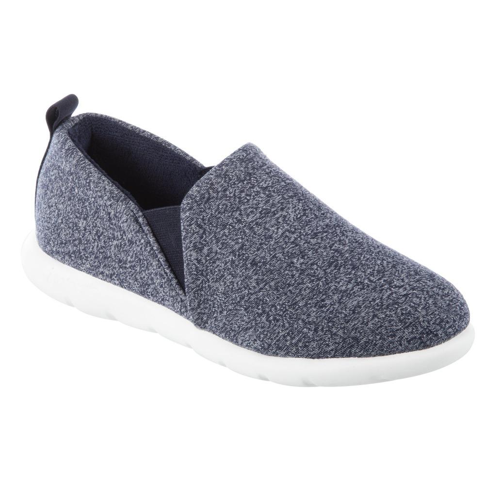 Zenz Women's Tranquility Slip-On in Navy Heather Right Angled View