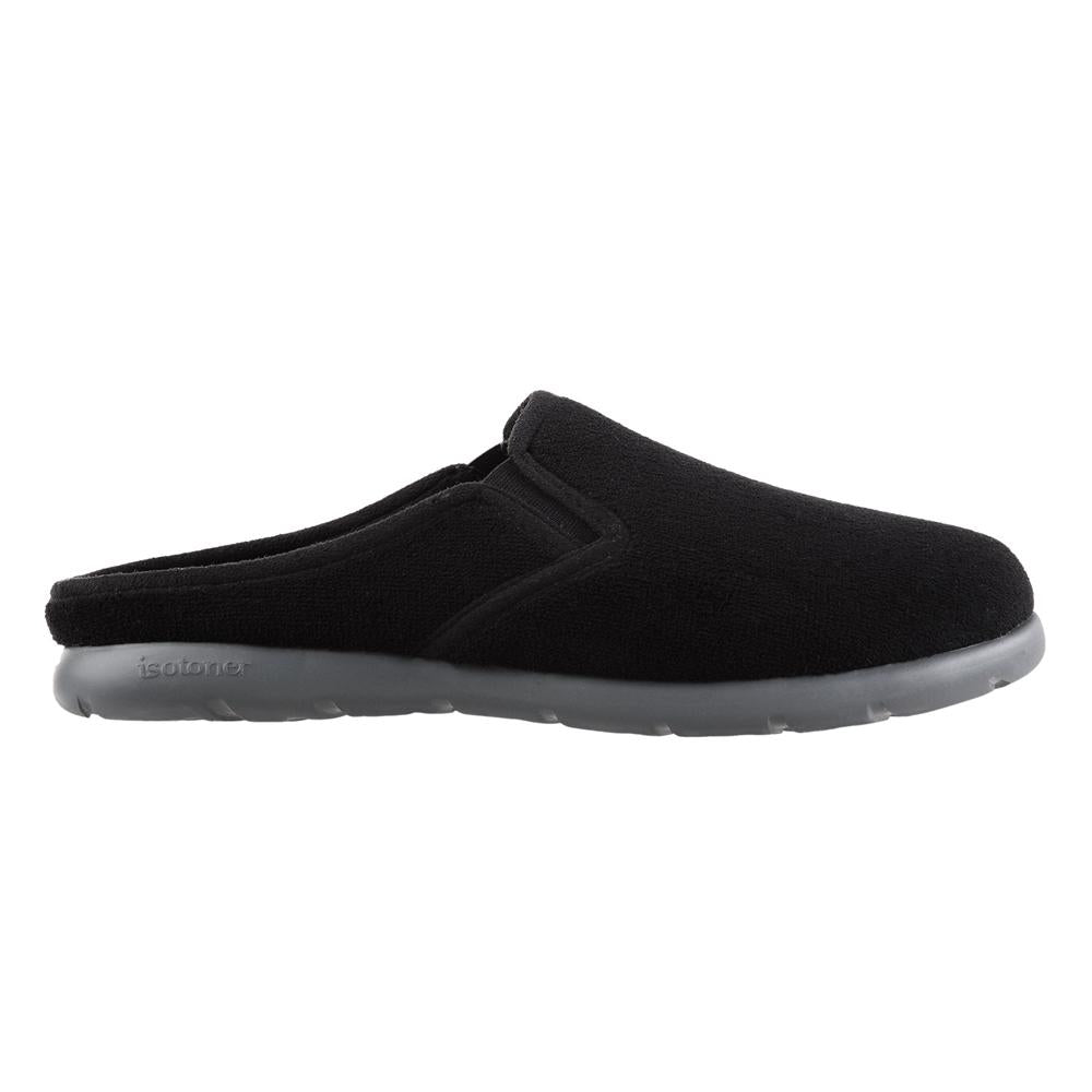 Isotoner with Everywear™ Men’s Microterry Hoodback in Black Profile