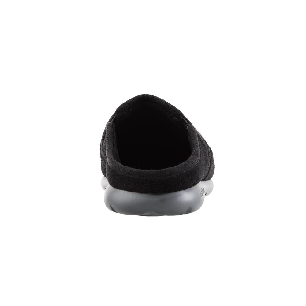 Isotoner with Everywear™ Men’s Microterry Hoodback in Black Back Heel