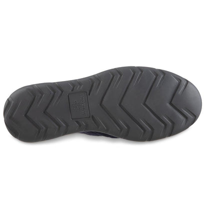 Isotoner with Everywear™ Men’s Microterry Hoodback in Navy Blue Bottom Sole Tread