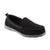 Isotoner with Everywear™ Men’s Microterry Moccasin in Black Right Angled View